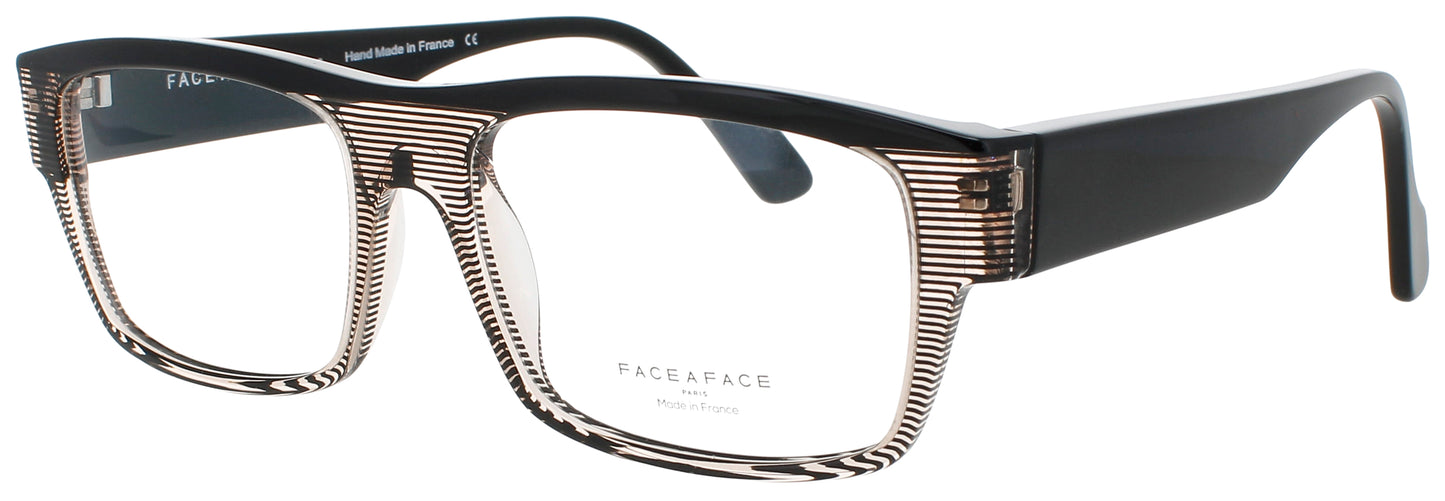 FACE A FACE ARMAN 2 Frame TRANSPARENT STRIPED AMBER Lens DEMO