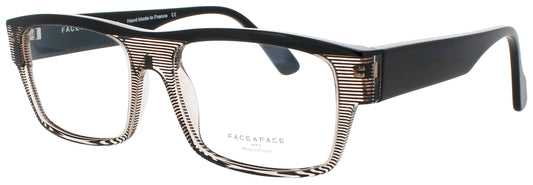 FACE A FACE ARMAN 2 Frame TRANSPARENT STRIPED AMBER Lens DEMO