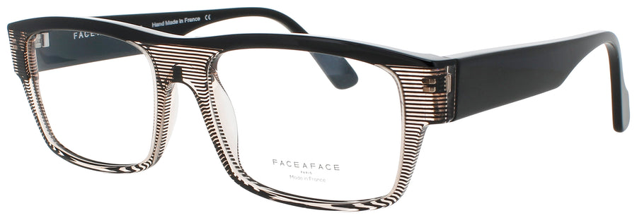 FACE A FACE ARMAN 2 Frame TRANSPARENT STRIPED AMBER Lens DEMO