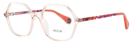WOOW ON-FIRE-1 Frame TRANSPARENT PEACH Lens DEMO