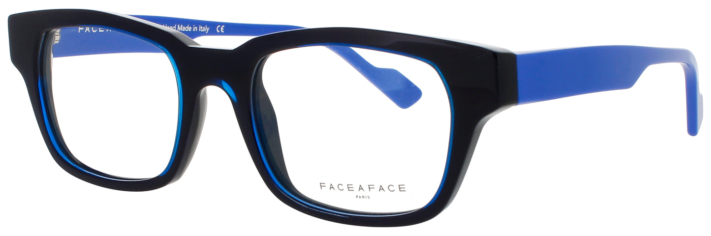 FACE A FACE FRANK 1 Frame BLUE TRANSPARENT TO BLACK Lens DEMO