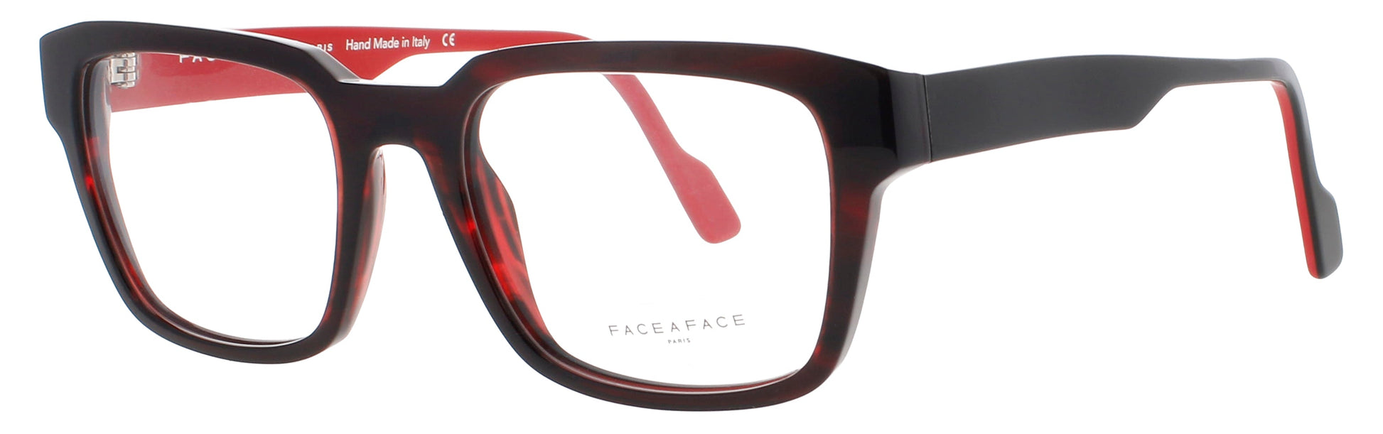 FACE A FACE FRANK 2 Frame RED TRANSPARENT TORTOISE Lens DEMO