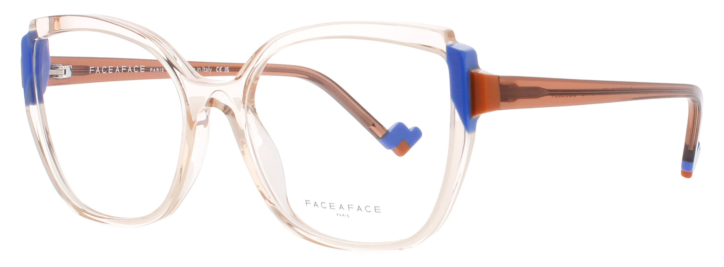 FACE A FACE BOCCA BLOOM 2 Frame PEACH TRANSPARENT Lens DEMO