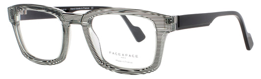 FACE A FACE GORDON 2 Frame TRANSPARENT STRIPED GREEN HORIZONTAL Lens DEMO