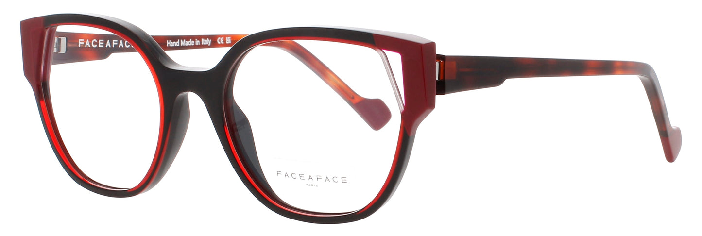 FACE A FACE IPSSO 1 Frame RED TRANSPARENT / BLACK Lens DEMO