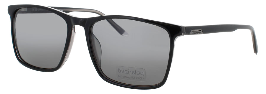 JAGUAR JG37181 Frame MATTE BLACK Lens DARK SMOKE POLARIZED