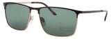 JAGUAR JG37370 Frame MATTE RED Lens DARK GREEN POLARIZED