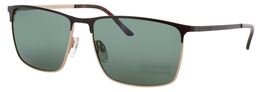 JAGUAR JG37370 Frame MATTE RED Lens DARK GREEN POLARIZED