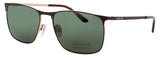 JAGUAR JG37369 Frame MATTE RED Lens DARK GREEN POLARIZED