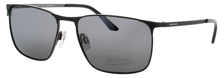 JAGUAR JG37369 Frame BLUISH BLACK Lens DARK SMOKE POLARIZED