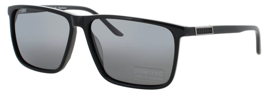 JAGUAR JG37123 Frame MATTE BLACK Lens DARK SMOKE POLARIZED