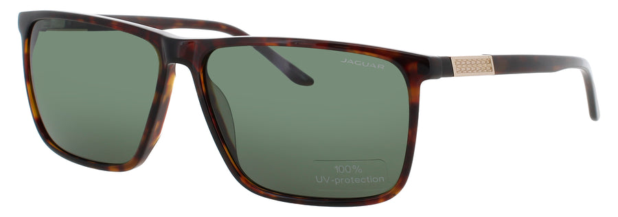 JAGUAR JG37123 Frame MATTE BROWN Lens DARK GREEN