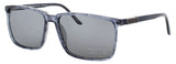JAGUAR JG37124 Frame MATTE BLUE Lens DARK SMOKE POLARIZED