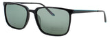 JAGUAR JG37263 Frame MATTE BLACK Lens DARK GREEN POLARIZED