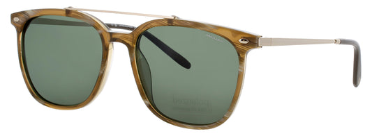 JAGUAR JG37283 Frame MATTE BROWN Lens DARK GREEN POLARIZED