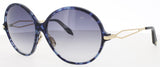VICTORIA BECKHAM VBS139 Frame BLUE HAVANA Lens BLUE GRADIENT