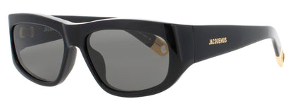 JACQUEMUS JAC2 Frame BLACK/GOLD Lens GREY