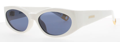 JACQUEMUS JAC4 Frame WHITE/GOLD Lens BLUE