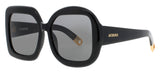 JACQUEMUS JAC10 Frame BLACK/GOLD Lens GREY