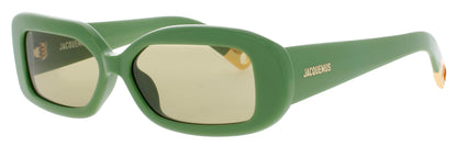 JACQUEMUS JAC11 Frame BLACK/GOLD Lens GREEN