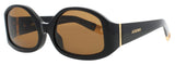 JACQUEMUS JAC15 Frame BLACK/GOLD Lens SMOKE