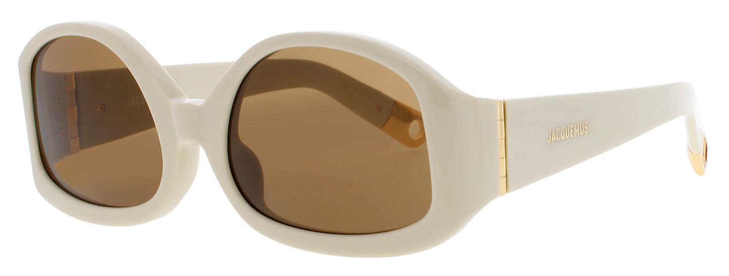 JACQUEMUS JAC15 Frame TAN/GOLD Lens BROWN