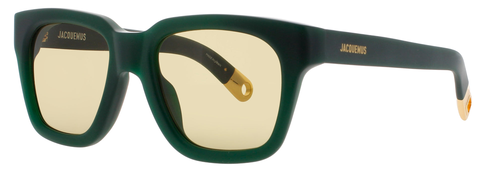 JACQUEMUS JAC20 Frame MATTE GREEN/GOLD Lens GREEN TINT