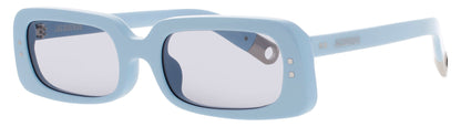JACQUEMUS JAC47 Frame LIGHT BLUE/SILVER Lens GREY TINT