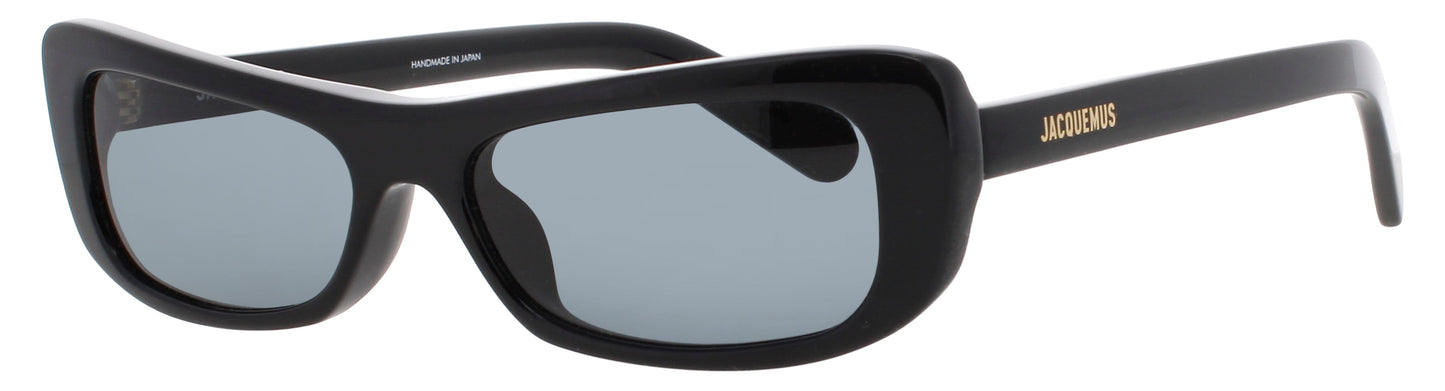 JACQUEMUS JAC55 Frame BLACK/GOLD Lens GREY TINT
