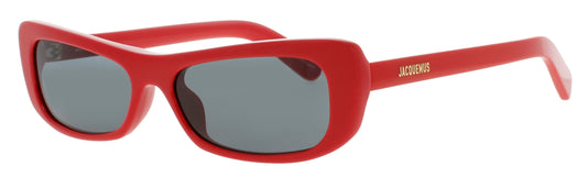 JACQUEMUS JAC55 Frame RED/GOLD Lens GREY