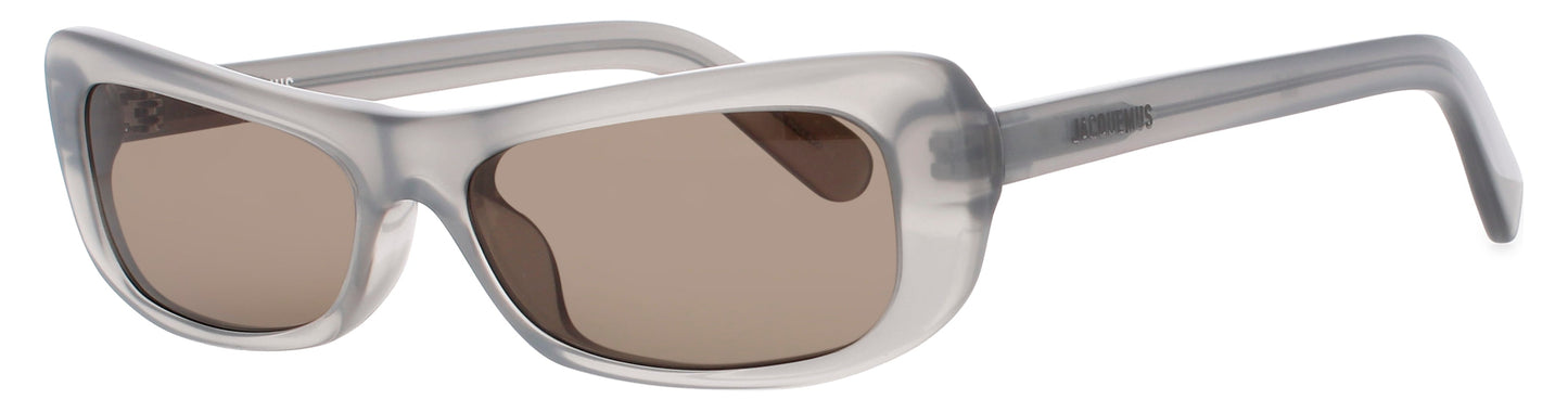 JACQUEMUS JAC55 Frame METALLIC GREY Lens GREY TINT