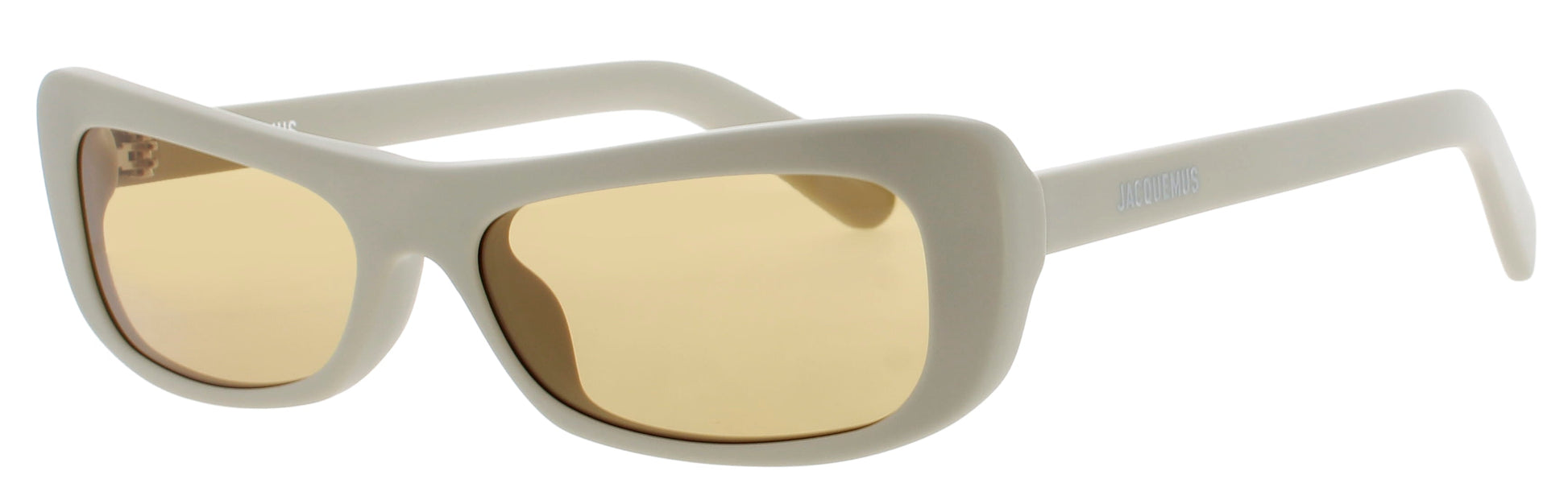 JACQUEMUS JAC55 Frame TAN/SILVER Lens RED