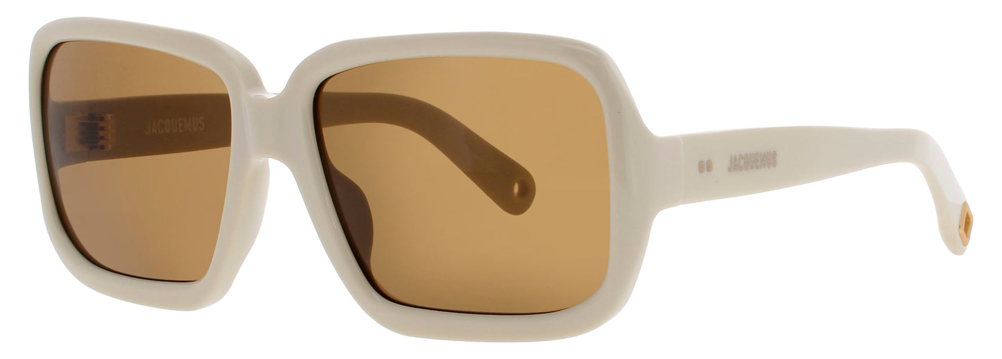 JACQUEMUS JAC86 Frame SAND/GOLD Lens BROWN TINT