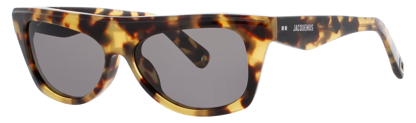 JACQUEMUS JAC58 Frame WHITE/GOLD Lens GREY TINT