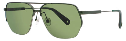 JACQUEMUS JAC67 Frame MATTE GREEN Lens GREEN TINT
