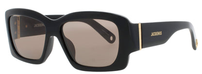 JACQUEMUS JAC60 Frame BLACK/GOLD Lens GREY TINT