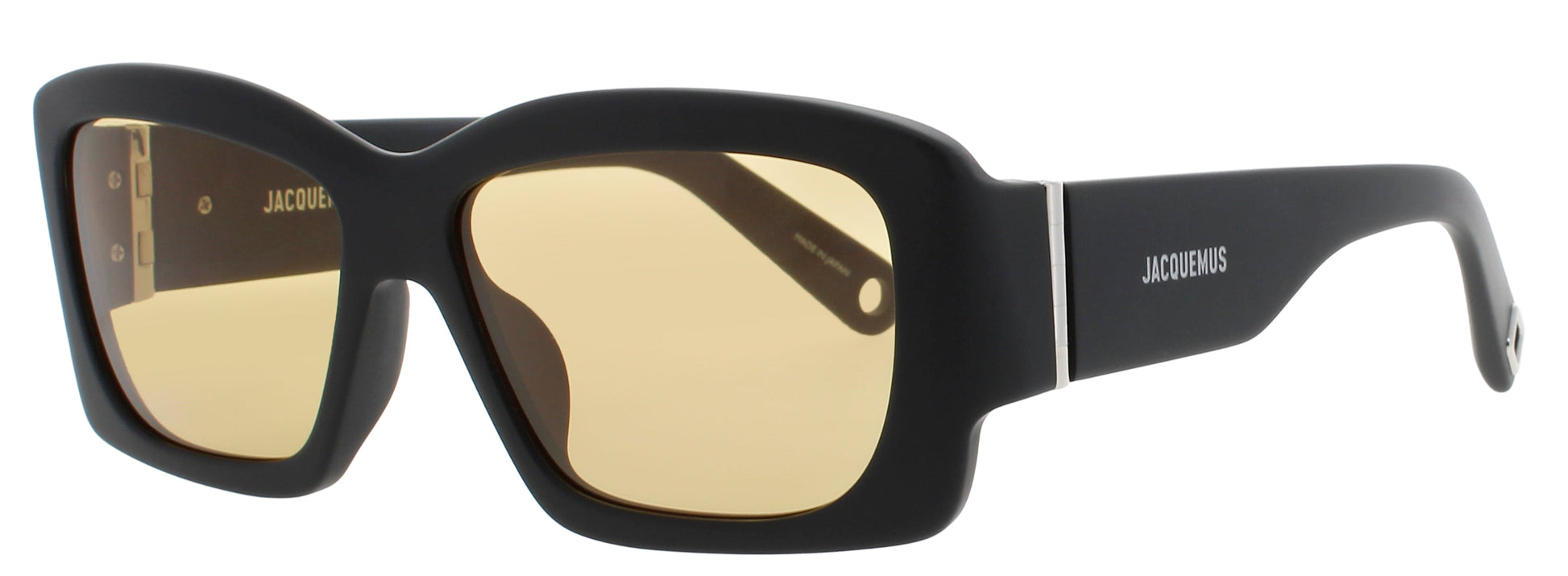 JACQUEMUS JAC60 Frame BLACK/SILVER Lens GREY