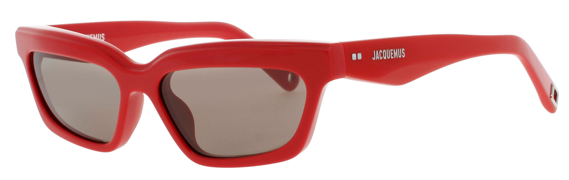 JACQUEMUS JAC62 Frame RED/SILVER Lens GREY TINT
