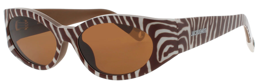 JACQUEMUS JAC4 Frame BROWN/TAN Lens BROWN TINT