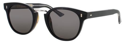 CUTLER AND GROSS CGSN-1336 Frame BLACK Lens SMOKE