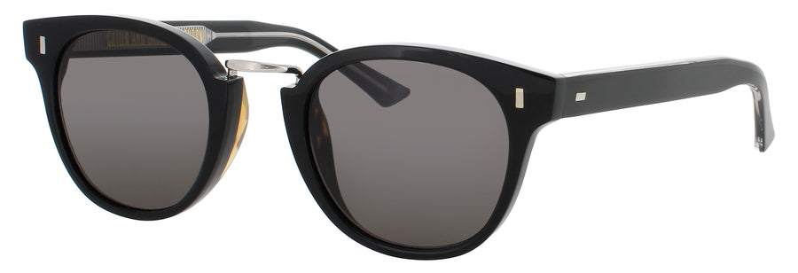 CUTLER AND GROSS CGSN-1336 Frame BLACK Lens SMOKE