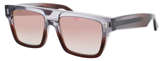 CUTLER AND GROSS CGSN-1340 Frame REVERSE GRAD SHERRY Lens BLUSH FLASH GRADIENT