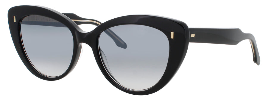 CUTLER AND GROSS CGSN-1350 Frame BLACK TAXI Lens SMOKE GRADIENT