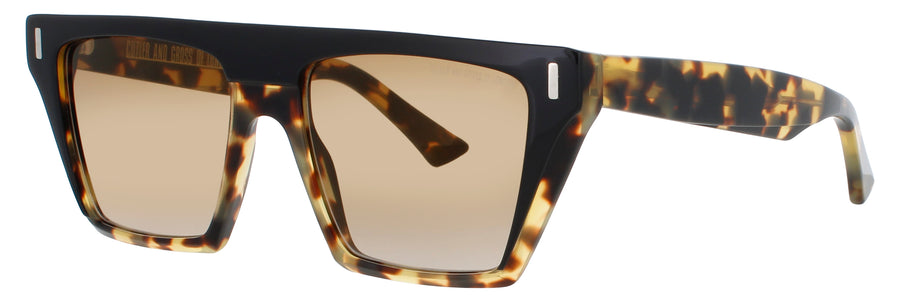 CUTLER AND GROSS CGSN-1352 Frame BLACK TAXI ON CAMO Lens BROWN GRADIENT
