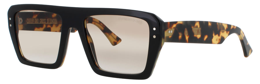 CUTLER AND GROSS CGSN-1375 Frame BLACK ON CAMO Lens LIGHT BROWN GRADIENT