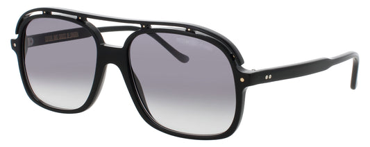 CUTLER AND GROSS CGSN-1376 Frame BLACK Lens SMOKE GRADIENT