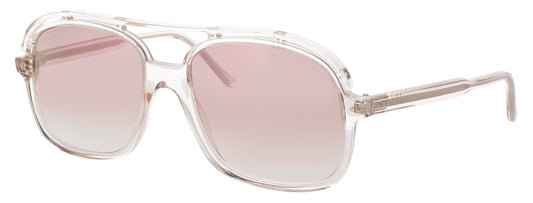 CUTLER AND GROSS CGSN-1376 Frame PINK CRYSTAL Lens BLUSH FLASH GRADIENT
