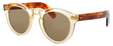 CUTLER AND GROSS CGSN-0734 Frame CRYSTAL YELLOW HAVANA Lens BROWN