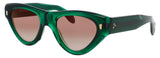 CUTLER AND GROSS CGSN-9926 Frame EMERALD Lens BROWN FLASH GRADIENT