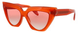 CUTLER AND GROSS CGSN-1407 Frame TOMATO Lens ORANGE GRADIENT